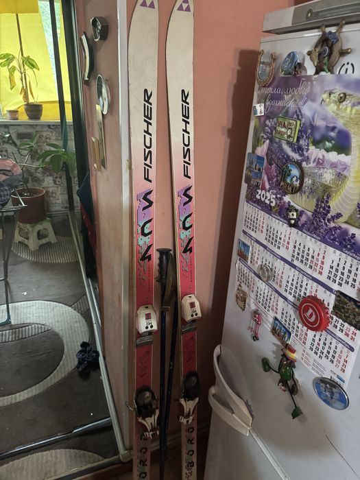 Лыжи FISCHER с палками