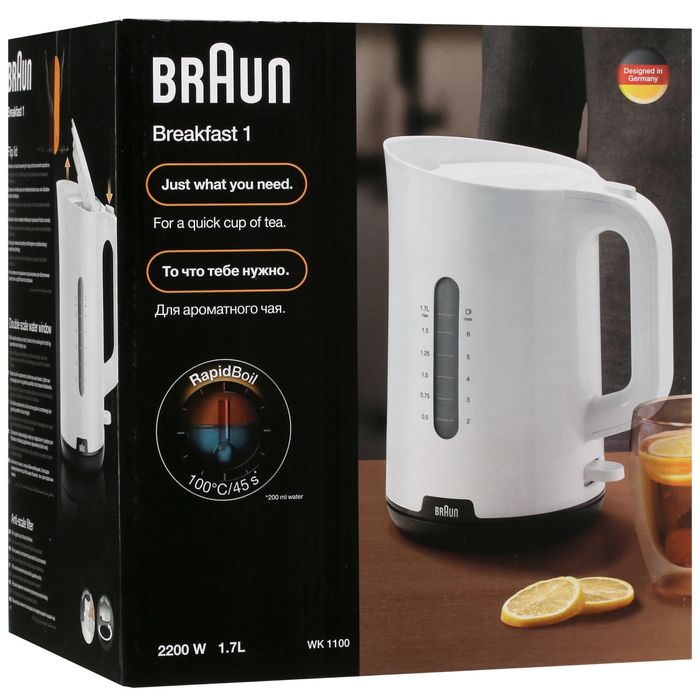 Электрочайник BRAUN WK1100WH
