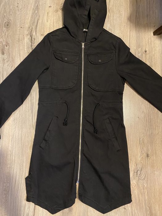 Дамска черна парка