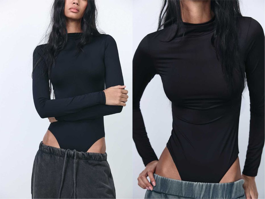 Бодита с дълъг ръкав Zara, XS/S