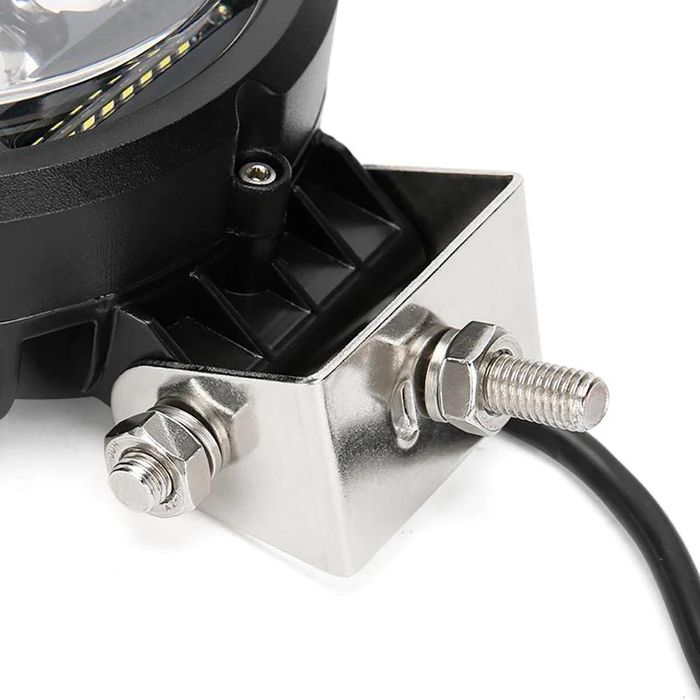 Led халоген interlook 60w кръгъл 2в1 drl + прожектор lh60w 1брой