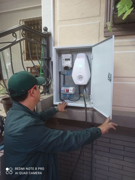 Установка зарядное устройство для Электромобилей.
7квт зарядка установ