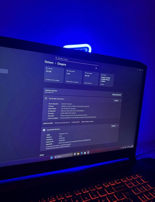 Laptop Gaming Acer Nitro 5 | i5-9300H | 20GB RAM | GTX 1650 4GB | SSD 471GB | Windows 11 Pro