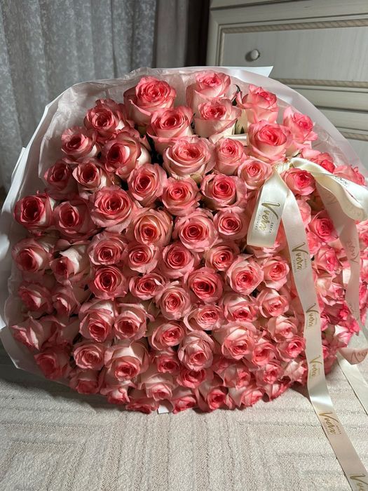 Цветы 101 роза цена договорная