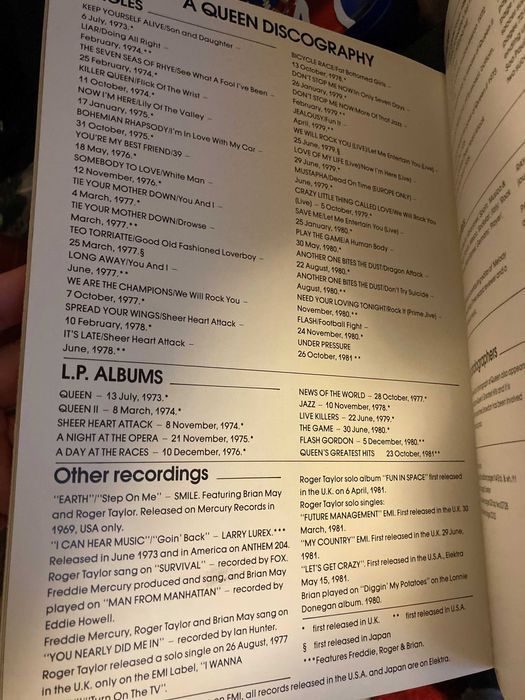 Queen's Greatest Pix - carte imagini Queen (rock) / Freddie Mercury