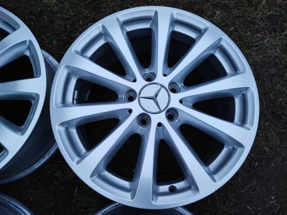 Mercedes/Мерцедес - 17 цола 5x112; 4 бр. Оригинални лети джанти