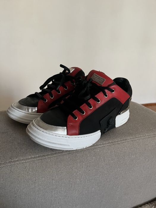 Philipp Plein low skull sneakers