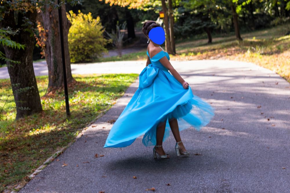 Rochie de ocazie unica, facuta pe comanda, cu corset.