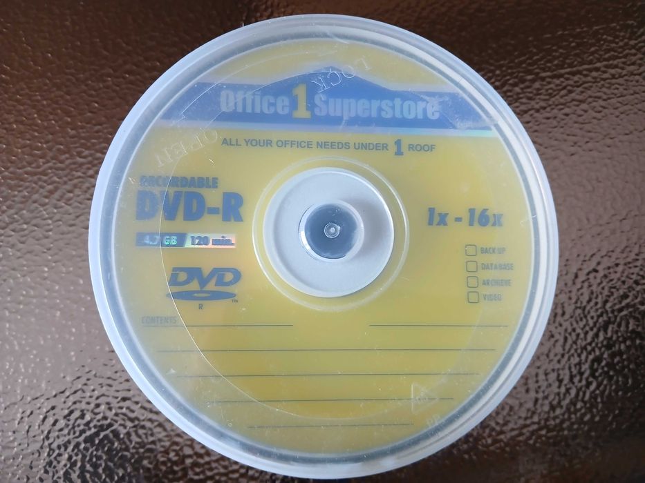 Продавам нови, неразпечатани, записваеми  DVD-R дискове