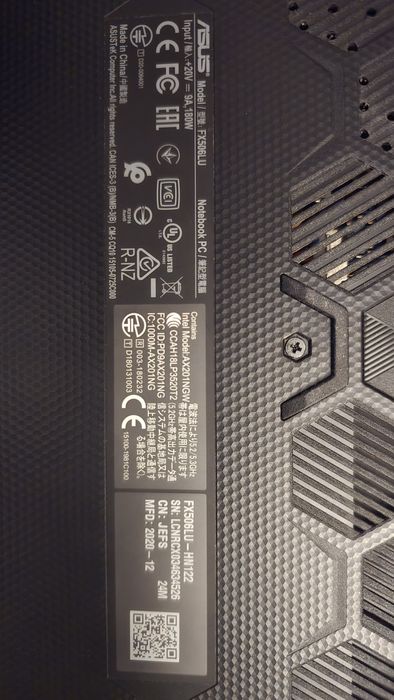 Laptop Gaming ASUS TUF F15 144Hz I7Gen10 32GB Nvidia 1660Ti 6Gb Superb