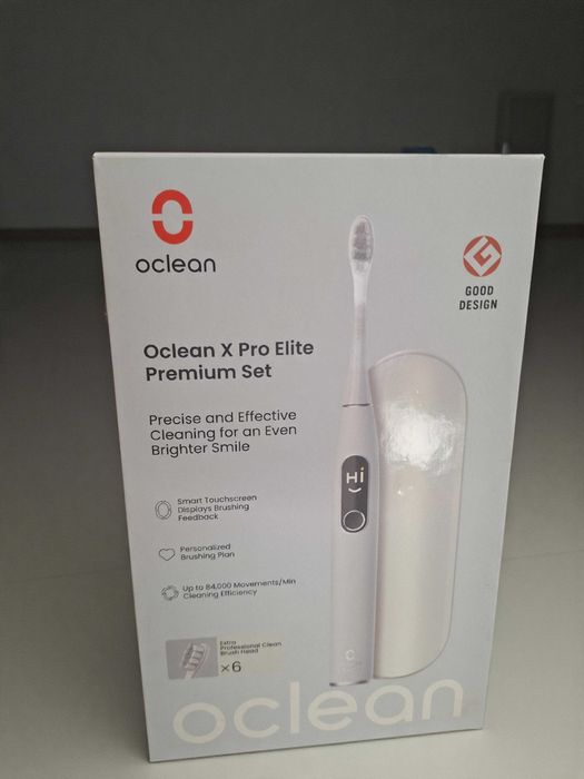 Електрическа четка Oclean X Pro Elite Premium Set + 6 глави