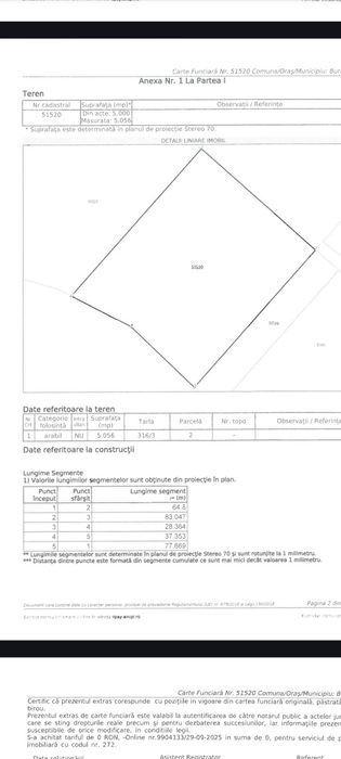 Vand teren la dunare