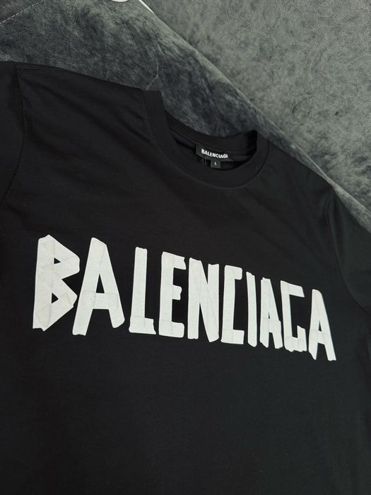 Топ Balen*iaga тениска черна