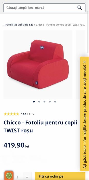 Fotoliu chicco pentru copii chicco fotoliu sezlong copii saltea copii