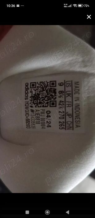 Adidas Nr. 42,5 RUNFALCON5 Nou