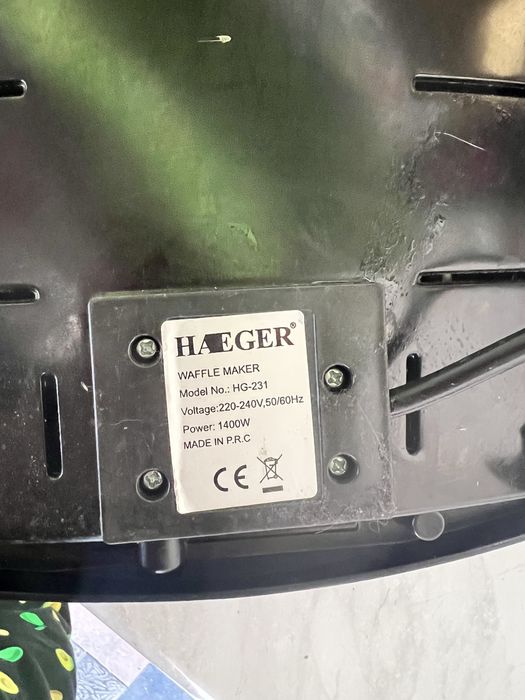сэндвичница/вафельница Haeger