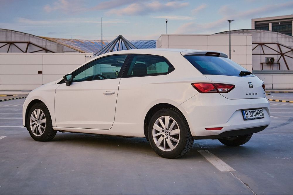 Seat Leon 1.2 TSI, 2013, alb - motor 90.000 km