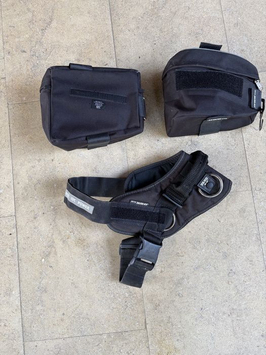 Ham caini K9 si set genti laterale