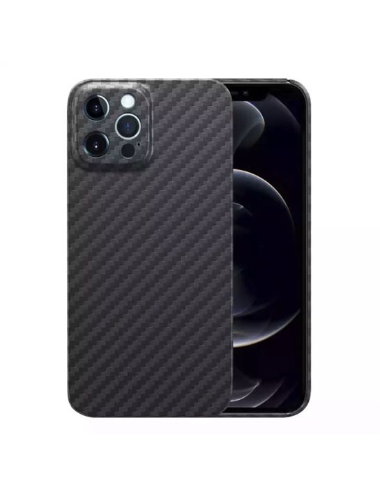 Husa Aramida Neagra Ultra Subtire 0,1mm - Iphone 11/12/PRO/MAX