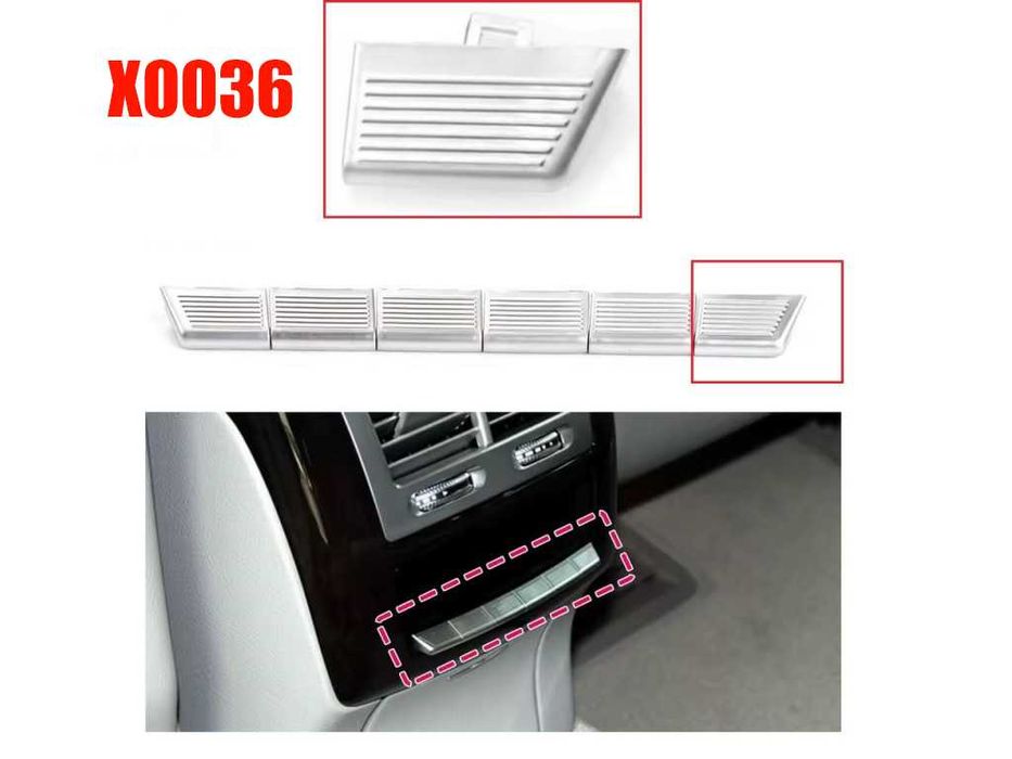 Бутон за заден климатик на Mercedes S-Class W221