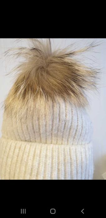 Тёплая шапка для девочки, размер 53