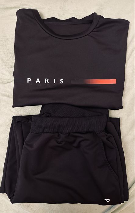 Мъжки анцуг - блуза с дълъг рукав и панталон с широк ластик