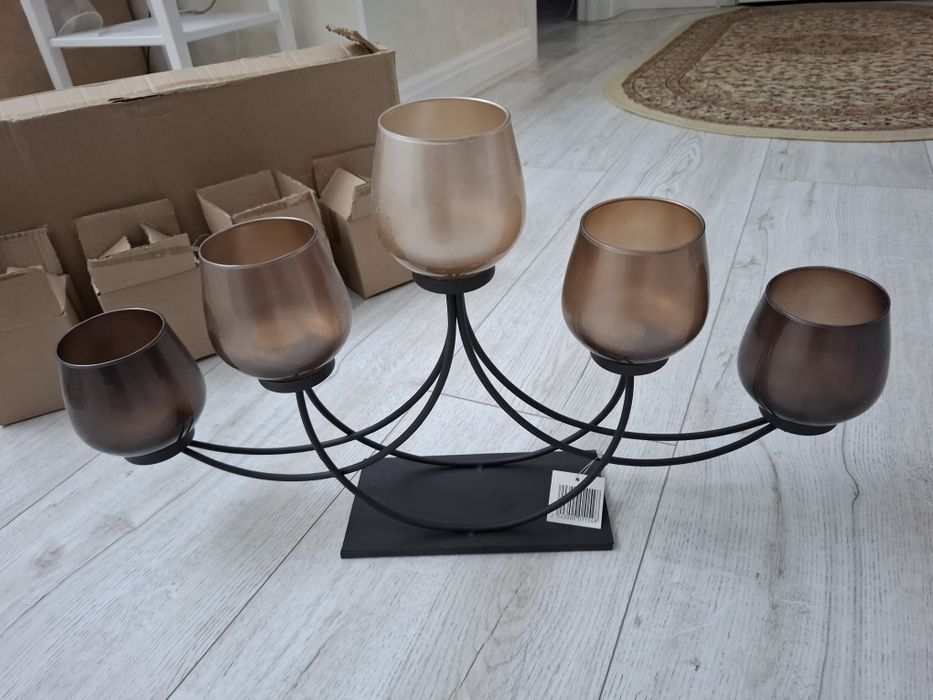 Новый 5-рожковый канделябр