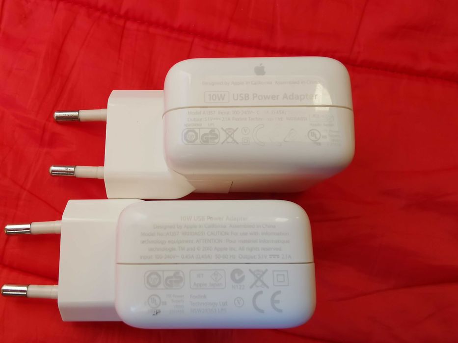 Incarcator iPad 10W USB Power Adapter 5V-2.1A APPLE  original A1357