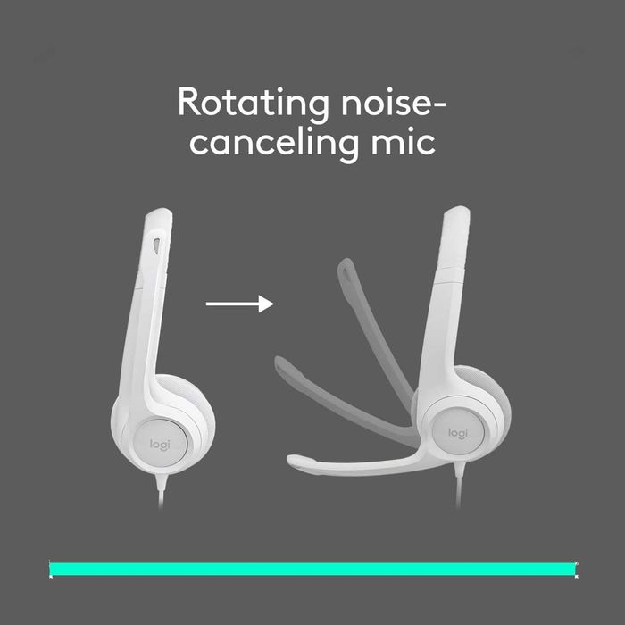 Наушники Logitech H390 USB — Микрофон с шумоподавлением. Есть доставка