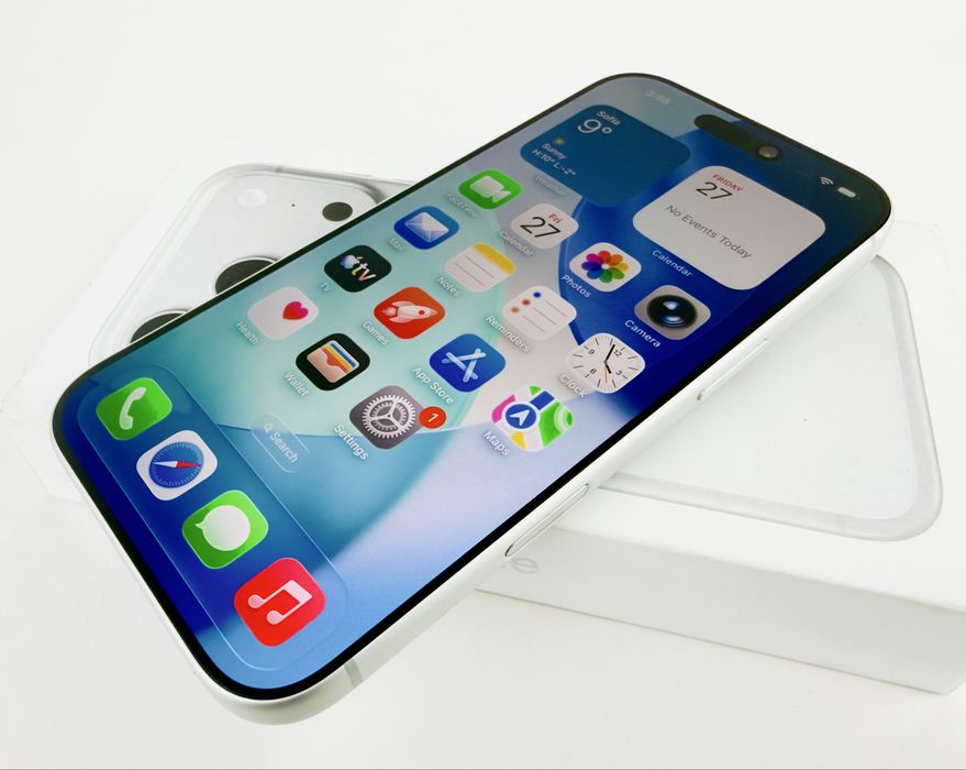 Apple iPhone 17 Pro Max 256GB Silver 100% Battery! Гаранция!