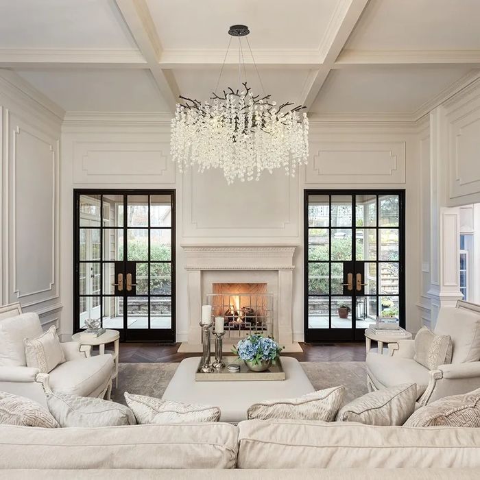 Луксозен кристален полилеи тип клони на дърво