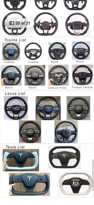 Волани за BMW Steering Wheel BMW Carbon Alcantara Rev Display AMG Mercedes Audi Rs M competiton