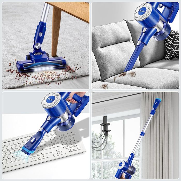 Беспроводной пылесос Moolan с HEPA-фильтром, мощн. 28 кПа из Америки