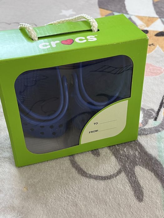 Crocs Littles blue bolt