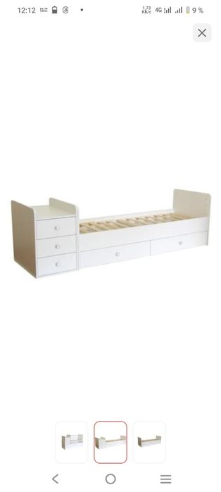 Кроватка трансформер 3в1