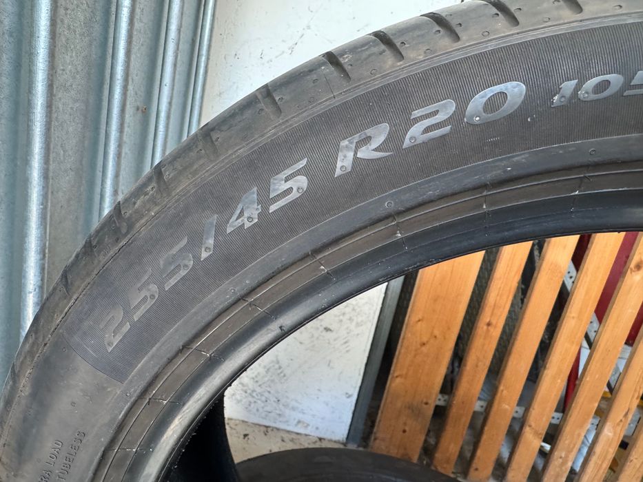 4 бр.летни гуми Pirelli ZERO PZ 5 :2 бр. 255/45/20;2 бр. 285/40/20 DOT 2124