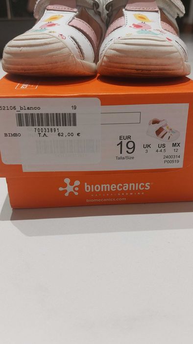Biomecanics сандали за прохождане номер 19