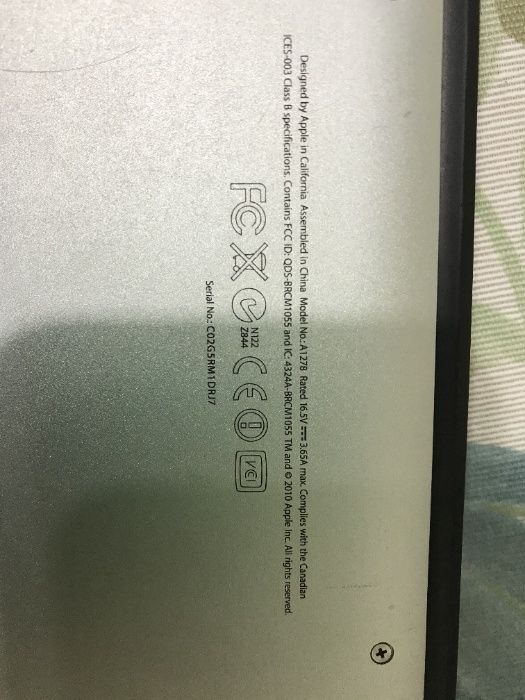 Б/У Macbook PRO 13 2010 года