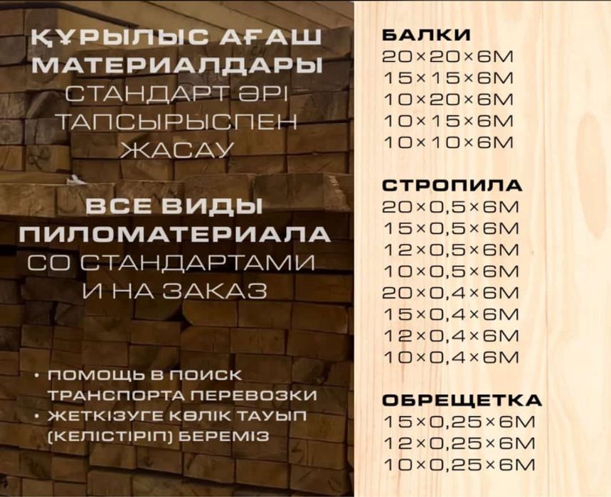 Доска брус стропила