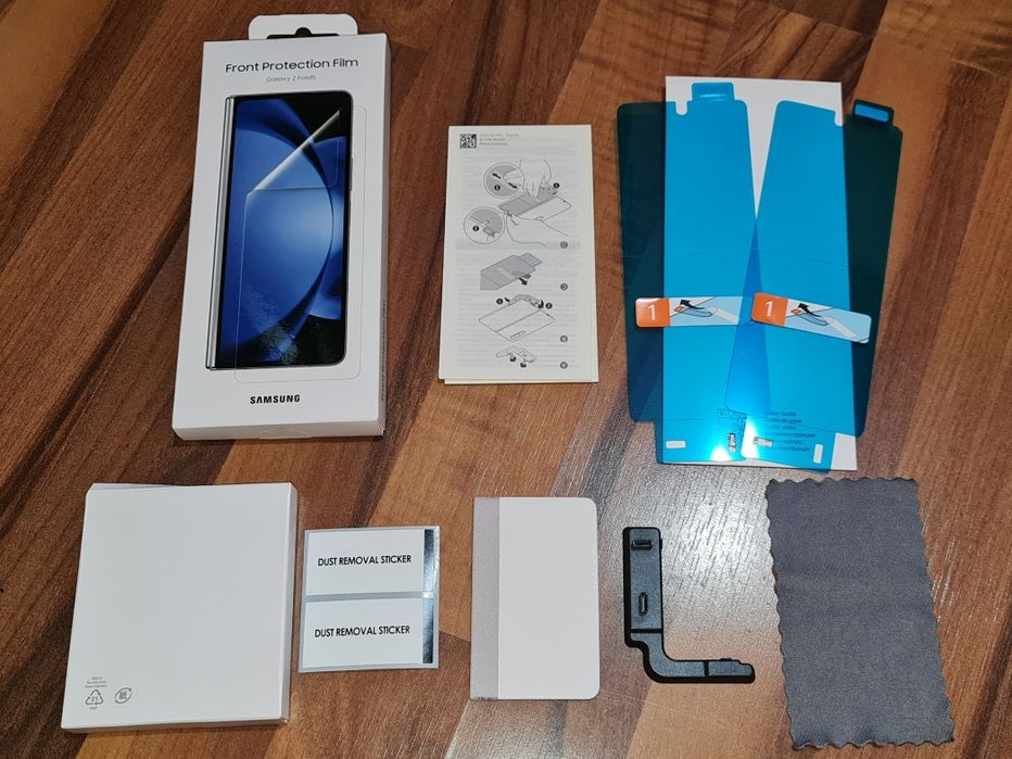 Folie silicon full cover originala Samsung Galaxy Z Fold 4 Fold 5 2buc