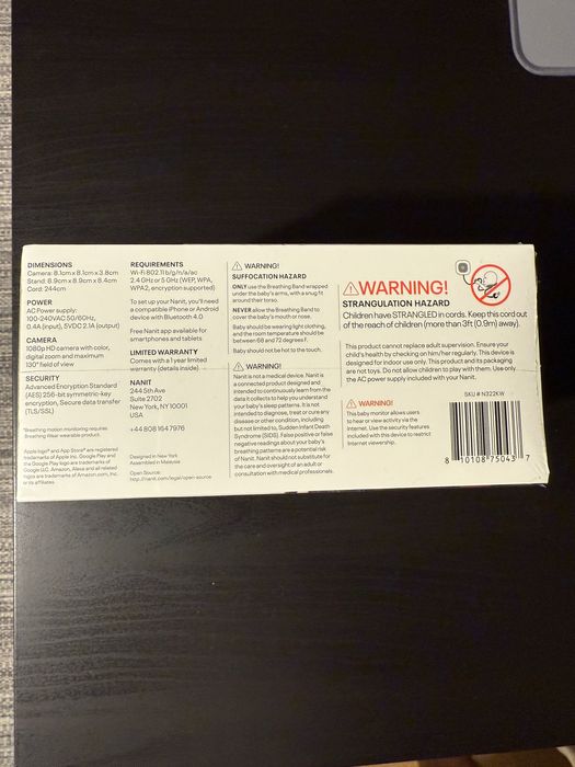 Camera Nanit Pro + Flex stand. NOU, SIGILATA