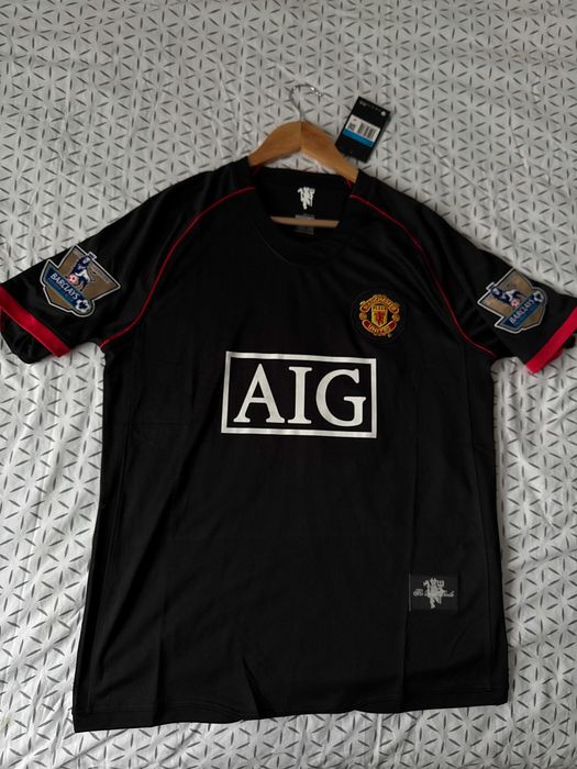 Tricou Ronaldo Manchester United negru 2008 champions league
