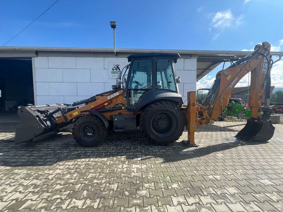 Багер товарач Case 570SV – 7.5 т , 97 кс, Вилици, телескопична стрела (Нов) + Видео