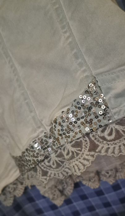 Geaca de blugi cu paiete