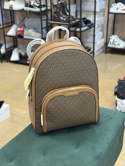 Дамска раница Michael Kors Jaycee Brown Large