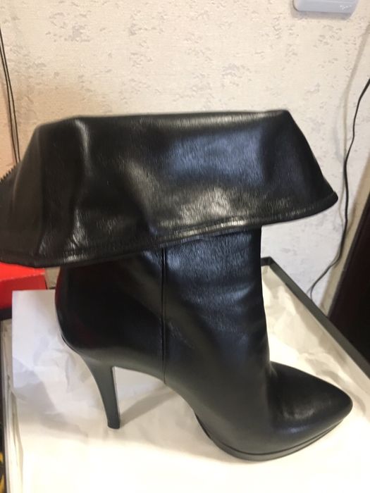 Ботильоны чистая кожа Италия