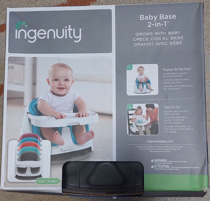 Ingenuity - Scaun masa 2 in 1 Ultramarine Green
