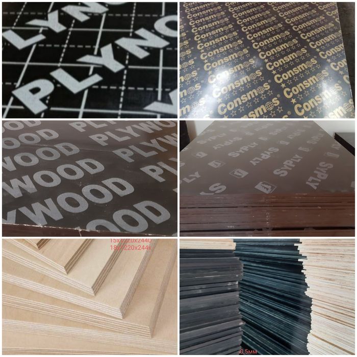 Фанера Финская влагостойк, 3,5,6,8,10,12,15,18,21,30,40м х 1220х2440мм