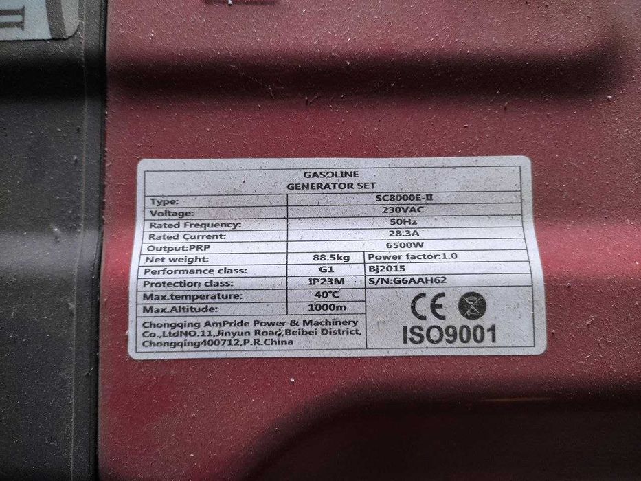 Generator SENCI SC8000E-II ATS automatizare inclusa, 7.0 kw, 230V, AVR