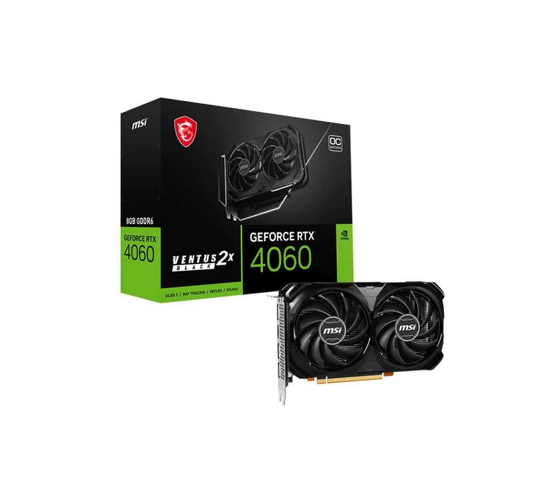 ; Видеокарта MSI RTX4060 VENTUS 2X BLACK 8GB OC